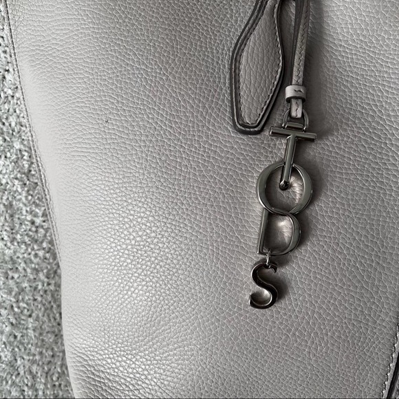 Tods Joy Tote Bag Large Purse Light nude pink beige leather - fair condition - Picture 16 of 16